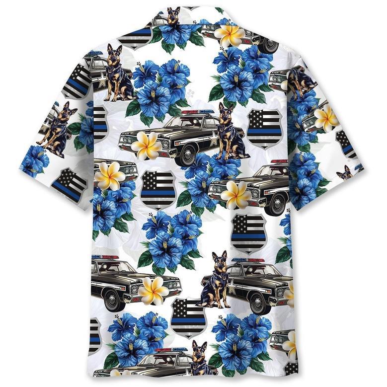 Police Proud Hawaiian Shirt for Policeman Summer Beach Shirt