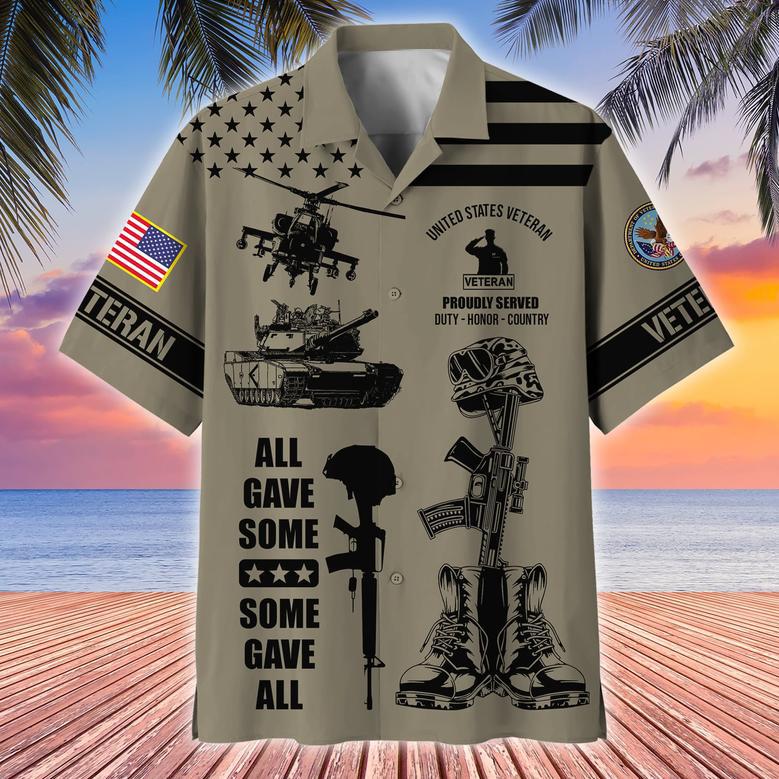 Premium All Gave Some Some Gave All US Veterans Hawaii Shirt