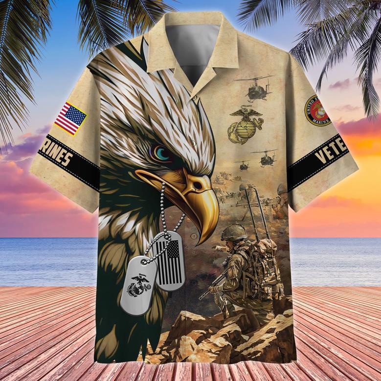 Premium American Pride US Veteran Hawaii Shirt