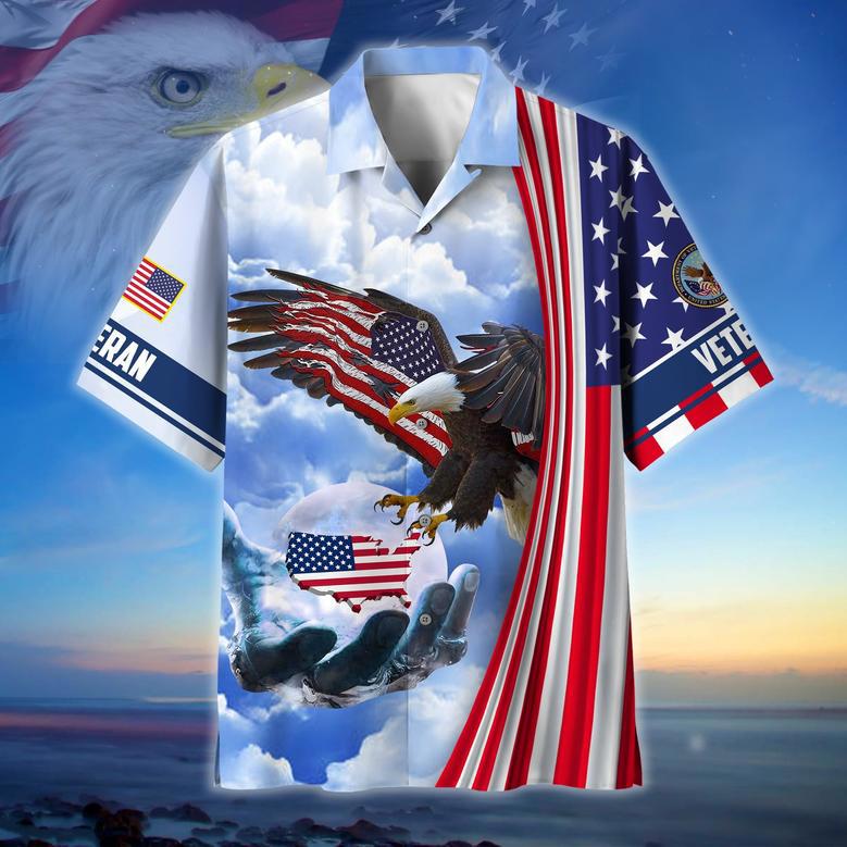 Premium American Pride US Veteran Hawaii Shirt