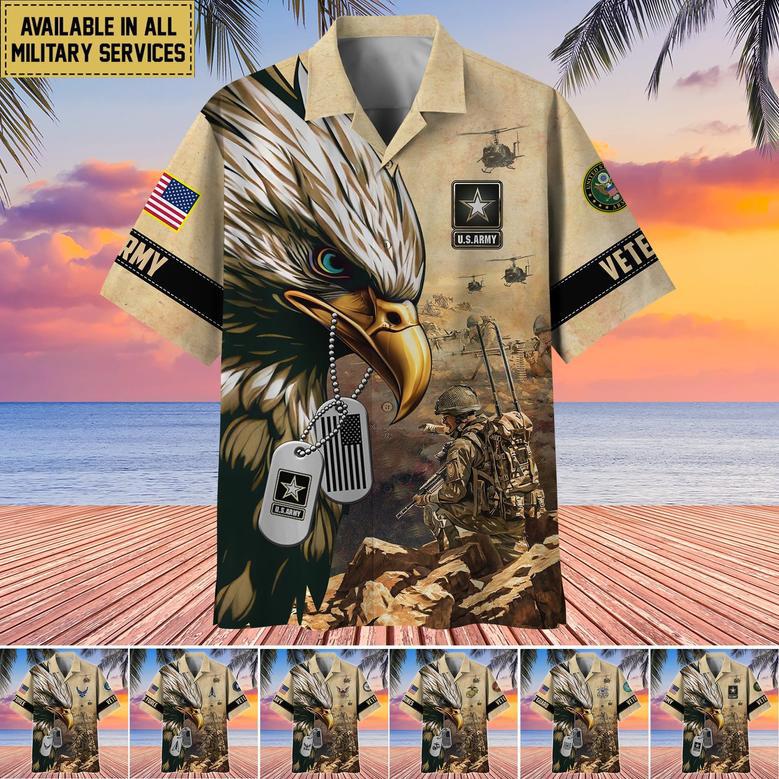 Premium American Pride US Veteran Hawaii Shirt