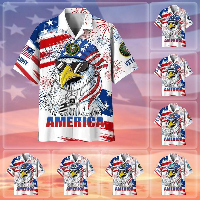 Premium American Pride US Veteran Hawaii Shirt