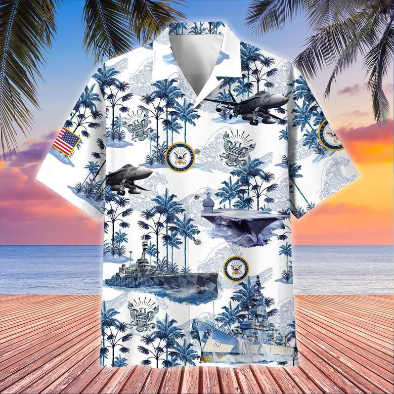 Premium American Pride US Veterans Hawaii Shirt