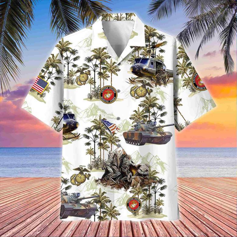 Premium American Pride US Veterans Hawaii Shirt