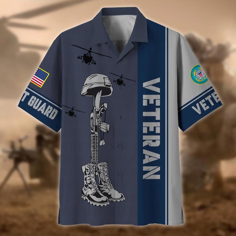 Premium Camo Soldiers Multiservice US Veteran Hawaii Shirt