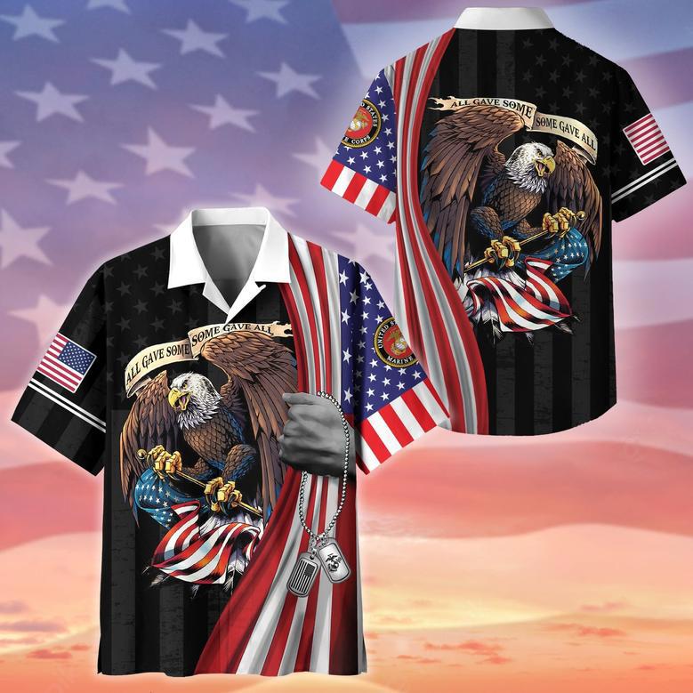 Premium Eagle US Veteran Hawaii Shirt