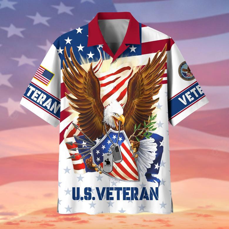 Premium Eagle US Veteran Hawaii Shirt