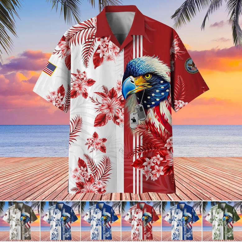 Premium Eagle US Veteran Hawaii Shirt