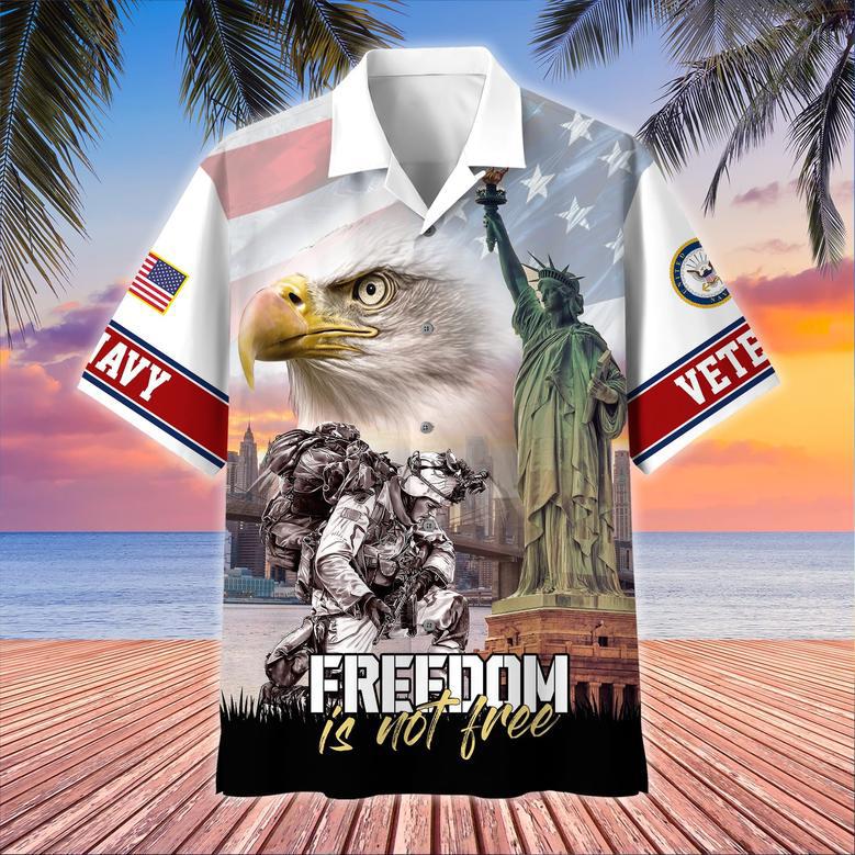 Premium Freedom Is Not Free US Veteran Hawaii Shirt