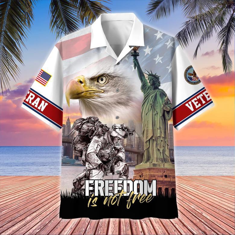 Premium Freedom Is Not Free US Veteran Hawaii Shirt