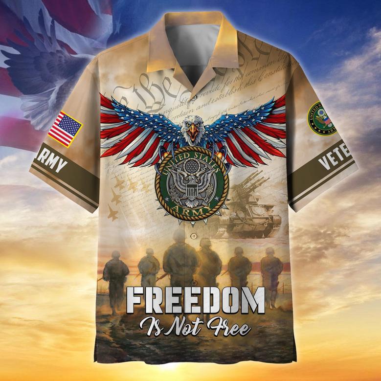 Premium Freedom Is Not Free US Veteran Hawaii Shirt