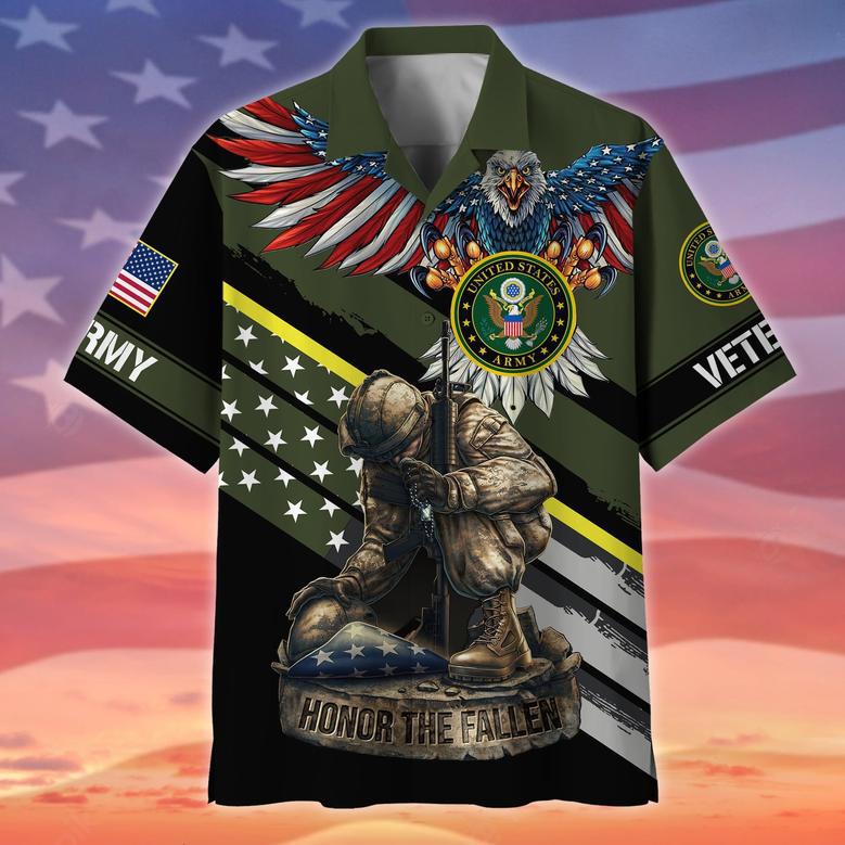 Premium Honor The Fallen US Veteran Hawaii Shirt