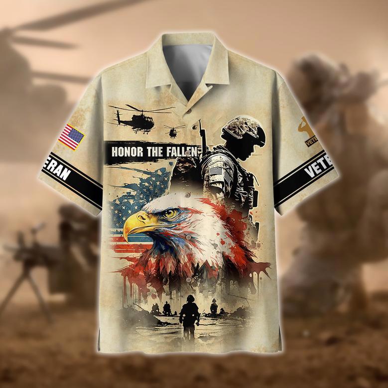 Premium Honor The Fallen US Veteran Hawaii Shirt