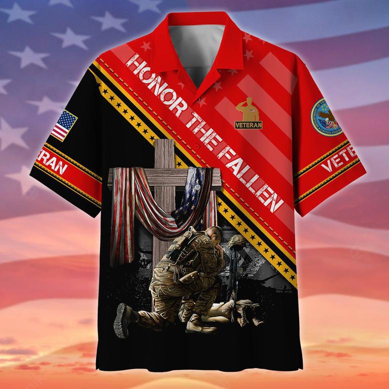 Premium Honor The Fallen US Veteran Hawaii Shirt