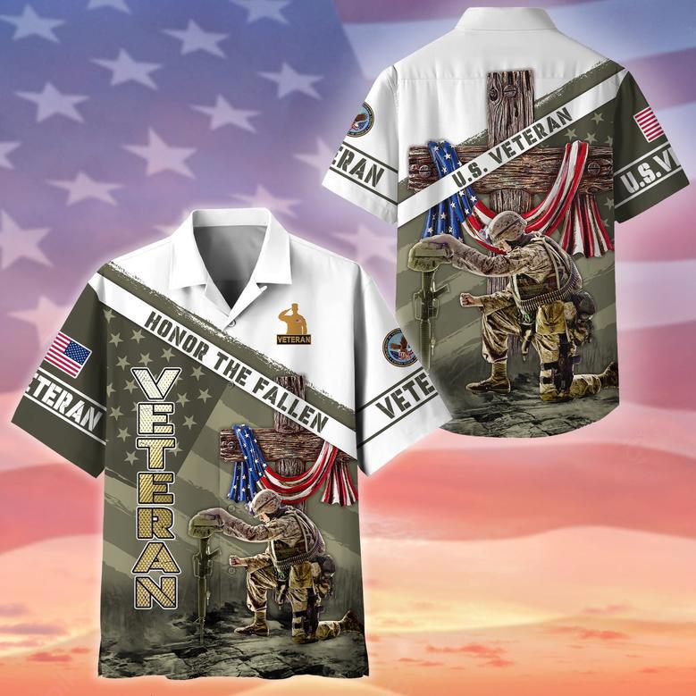 Premium Honor The Fallen US Veteran Hawaii Shirt