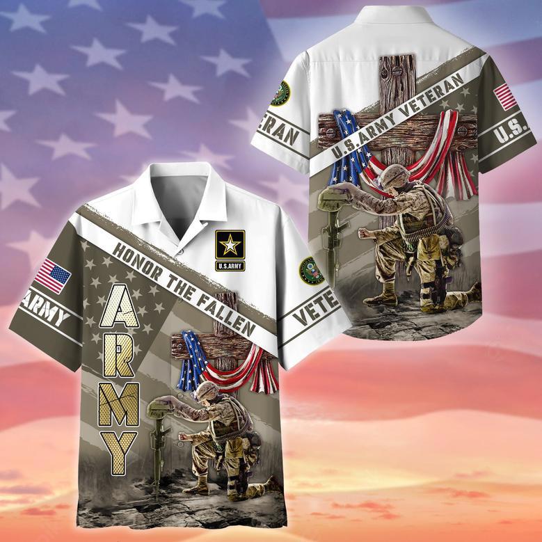 Premium Honor The Fallen US Veteran Hawaii Shirt