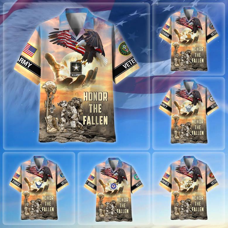 Premium Honor The Fallen US Veterans Hawaii Shirt