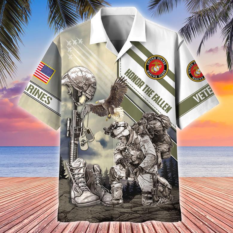 Premium Honor The Fallen US Veterans Hawaii Shirt