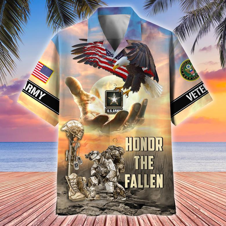 Premium Honor The Fallen US Veterans Hawaii Shirt