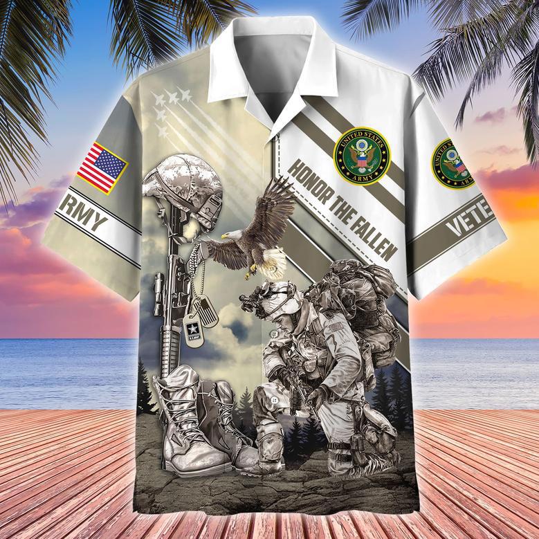 Premium Honor The Fallen US Veterans Hawaii Shirt