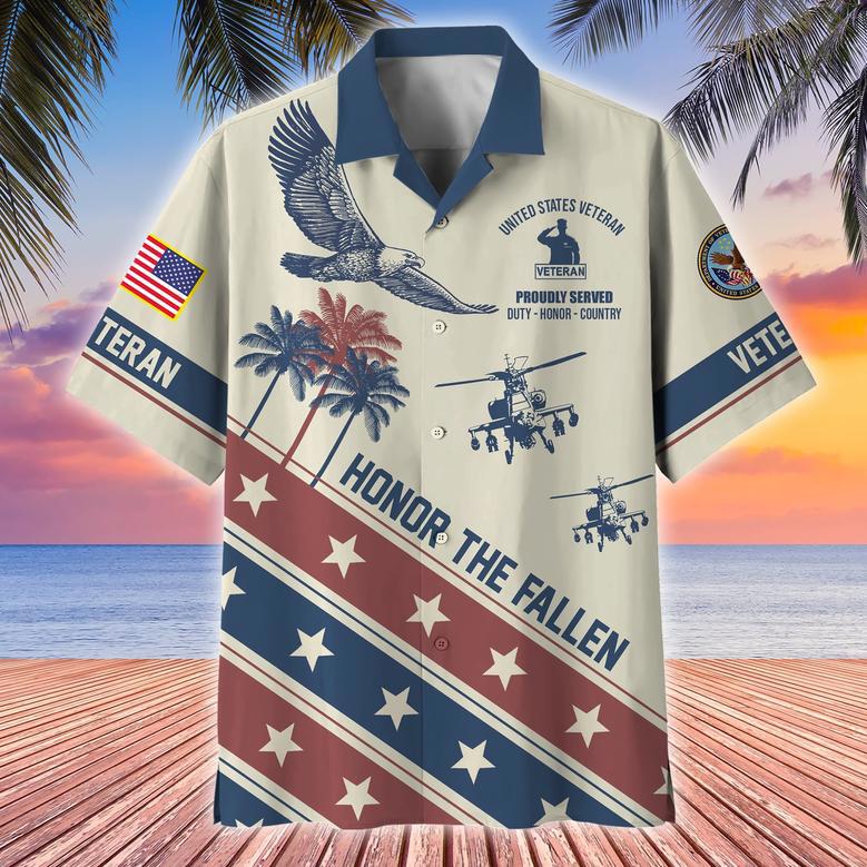 Premium Honor The Fallen US Veterans Hawaii Shirt