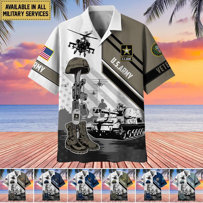 Premium Honoring All Who Served US Veteran Hawaii Shirt