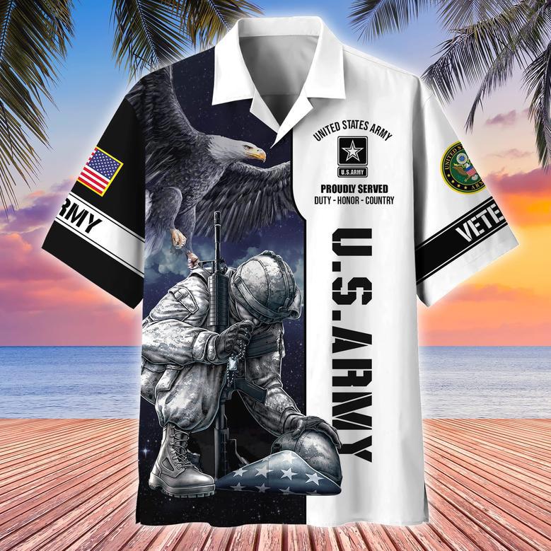 Premium Honoring All Who Served US Veterans Hawaii Shirt