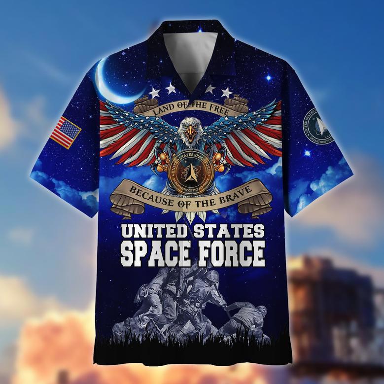 Premium Land Of The Free US Veteran Hawaii Shirt