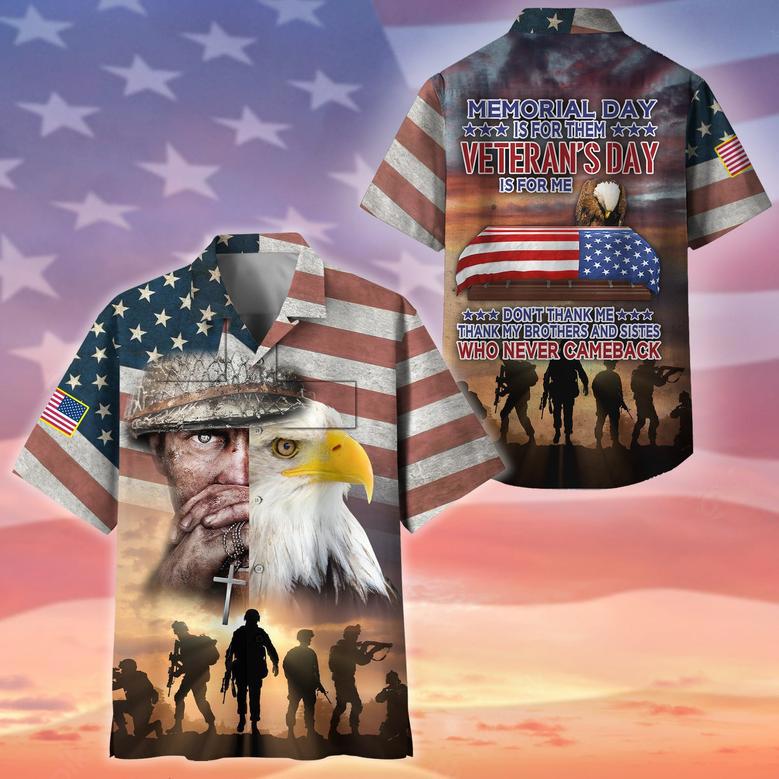 Premium Memorial Day Is For Them US Veteran Hawaii Shirt