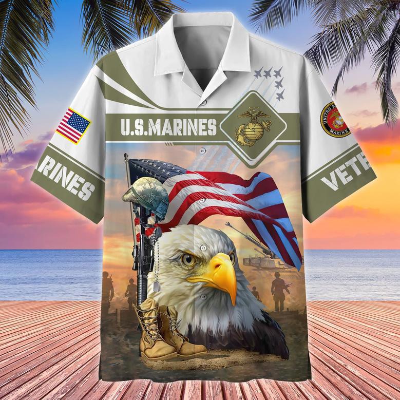 Premium Multiple US Military Services US Veteran Hawaii Shirt