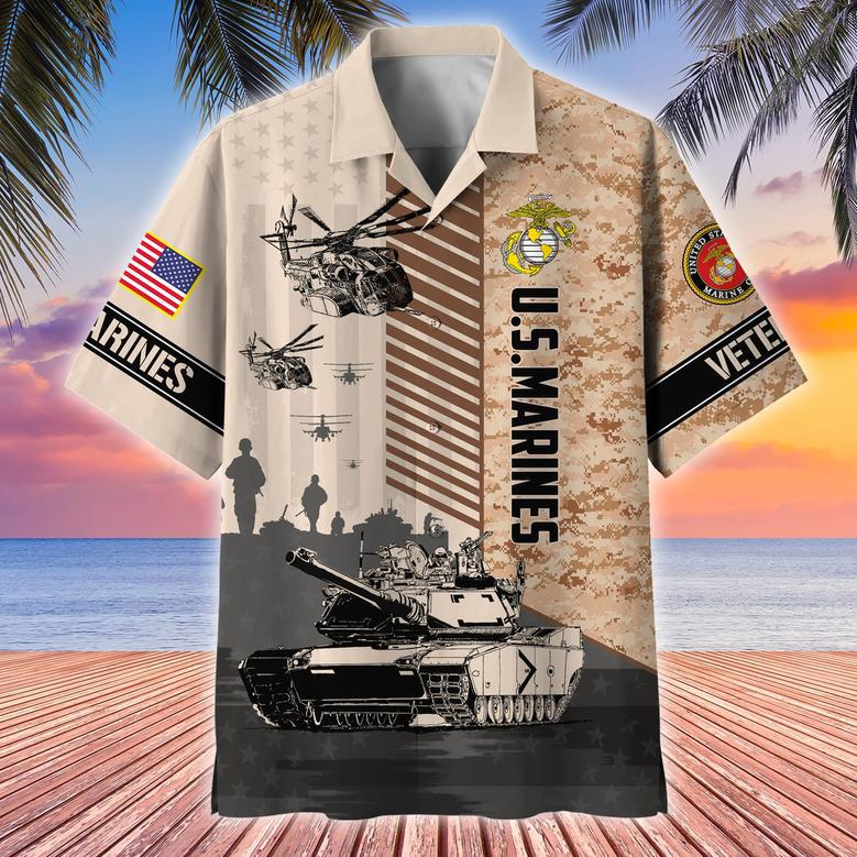 Premium Multiple US Military Services US Veterans Hawaii Shirt