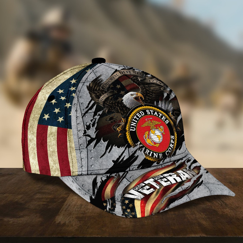 Premium Multiple US Military Services Veteran Cap