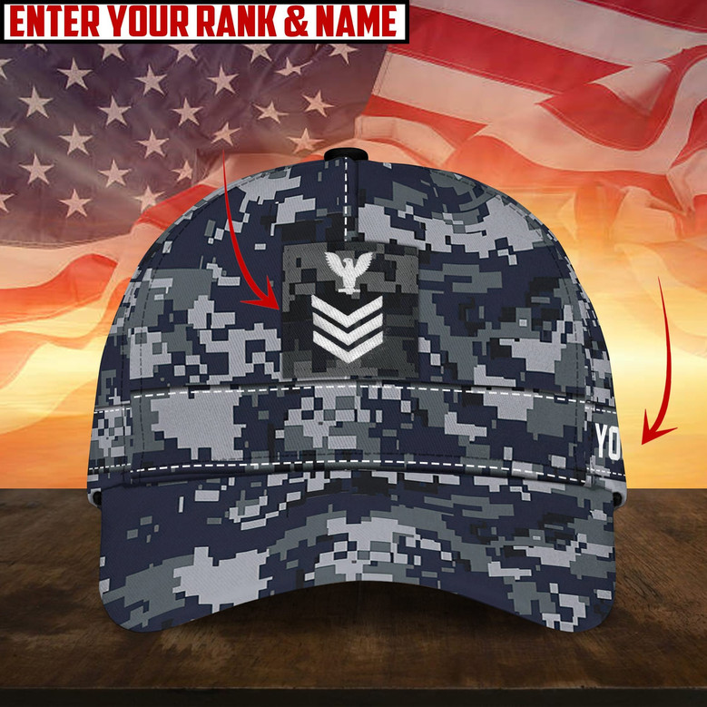 Premium Personalised Multiple US Military Services Veteran Cap