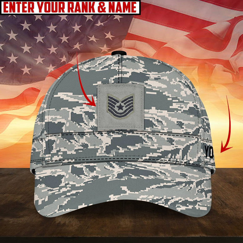 Premium Personalised Multiple US Military Services Veteran Cap