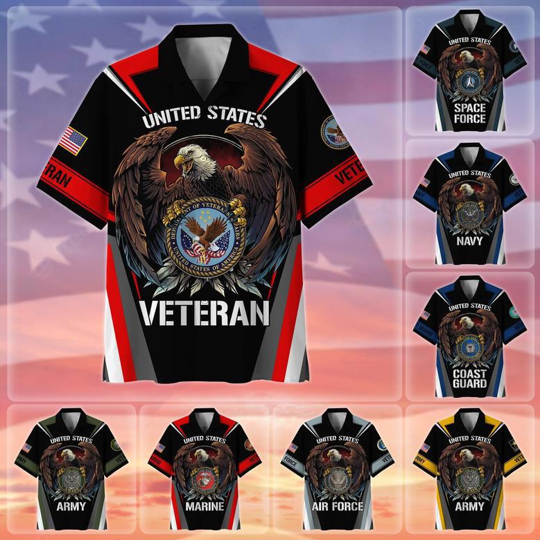 Premium US Multiple Service Veteran Hawaii Shirt