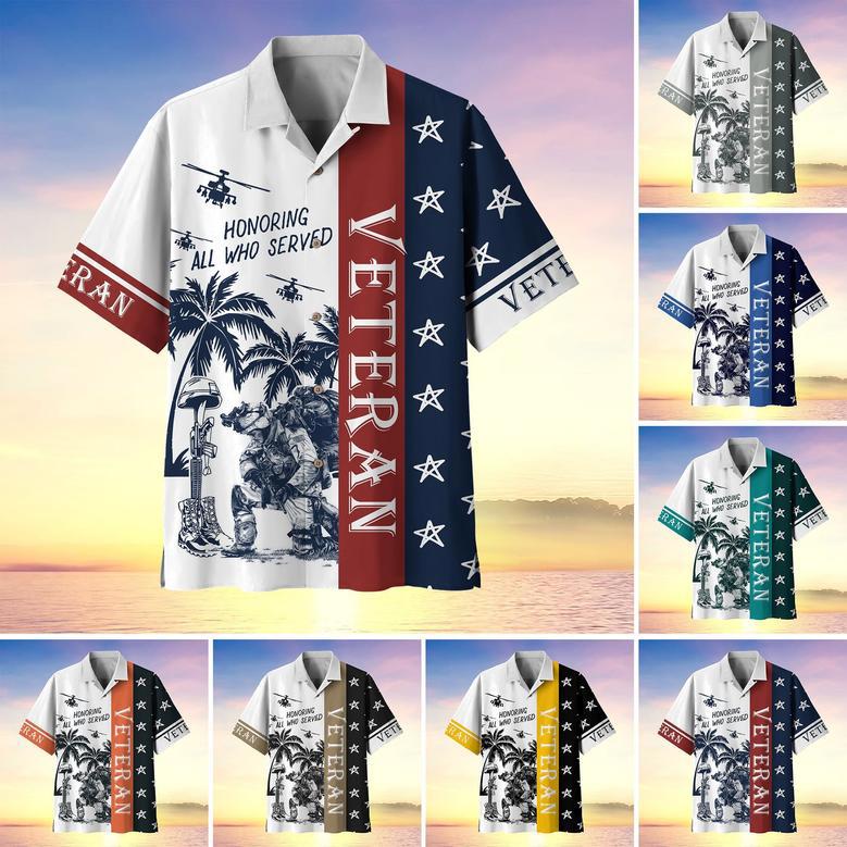 Premium U.S Multiple Service Veteran Hawaii Shirt