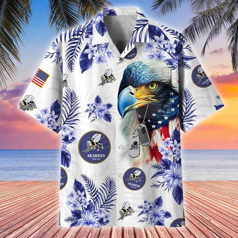 Premium US Veterans Hawaii Shirt With Pocket, Gift For Army Veteran, Navy Veteran, Marine Veteran, Air Force Veteran, Coast Guard Veteran, Vietnam Veteran, Gift For Veterans Day, Father's Day, Independence Day