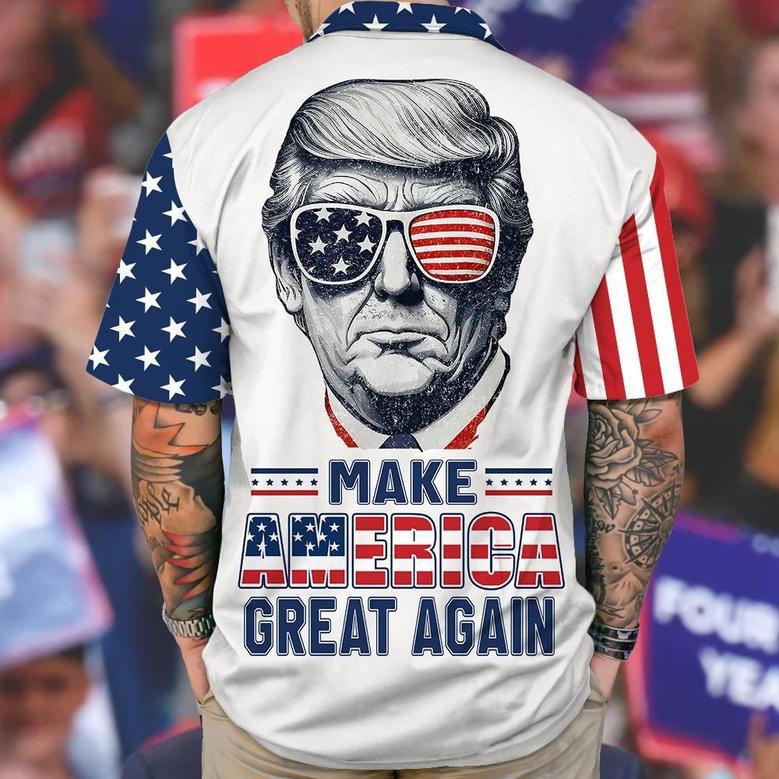 Trump 2024 I'm Voting For The Convicted Felon Hawaii Shirt, Trump Lovers Summer Shirt For Fans