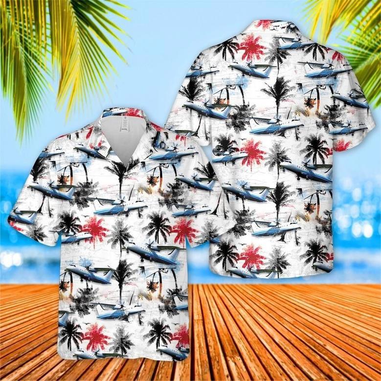 US Air Force Wolfhound Hawaiian Shirt for Men, Veteran