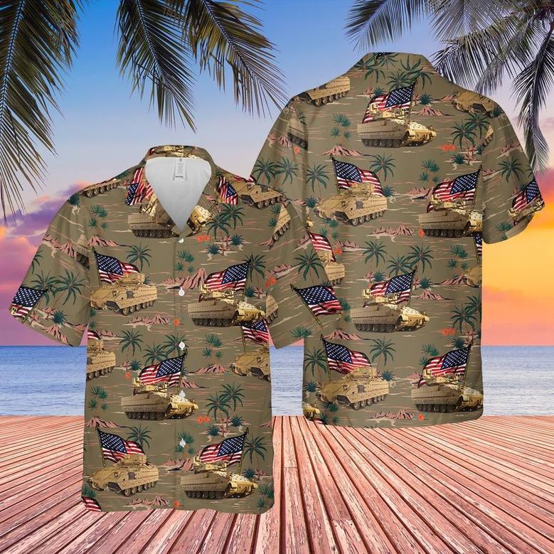 US Army Bradley Of July Hawaiian Shirt