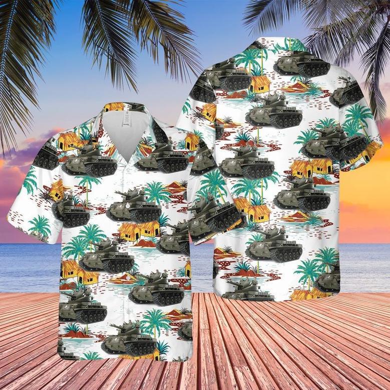 US Army Duster Hawaiian Shirt for Men, Army Soldiers, Army Veteran