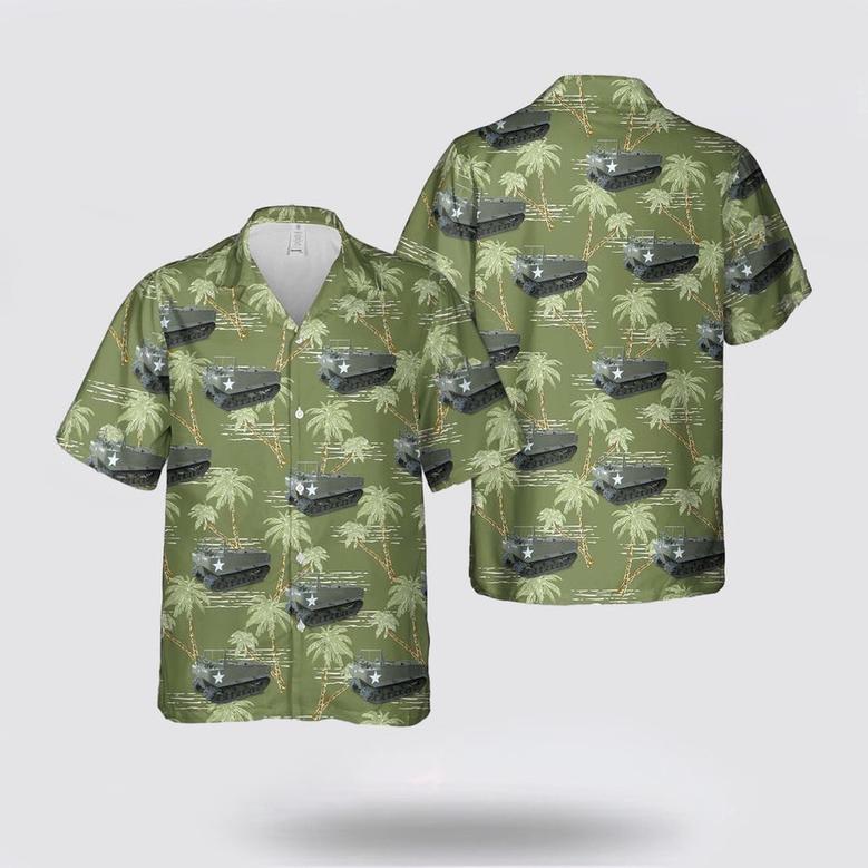 US Army Weasel US unarmored full track transport vehicle Hawaiian Shirt