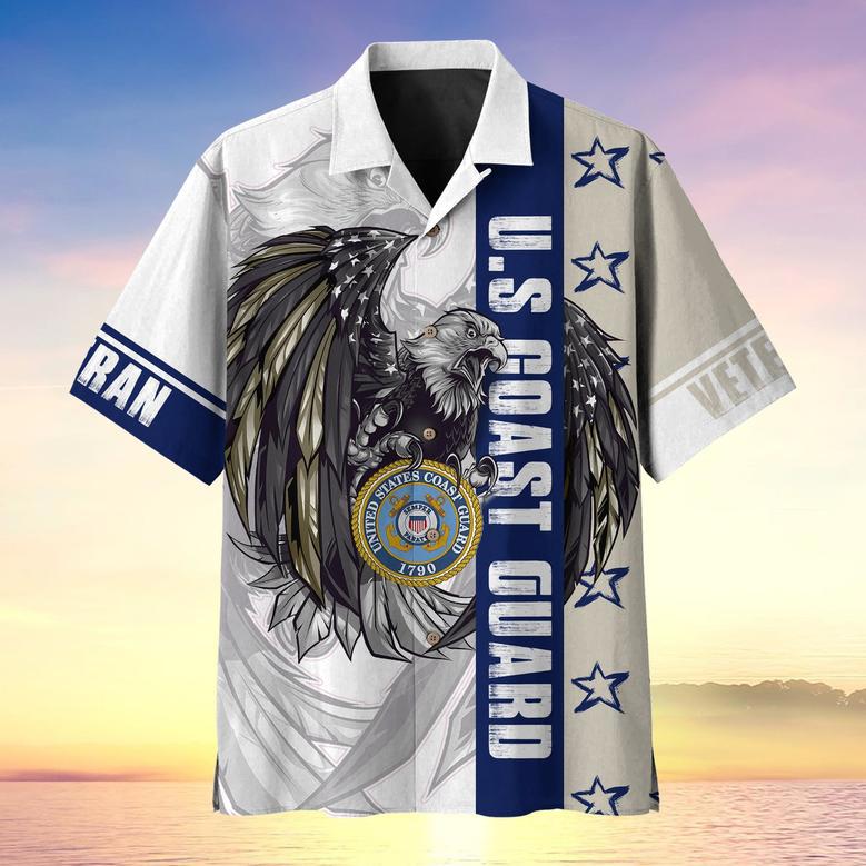 U.S Veteran Multiservice Veteran Cool Eagle Hawaii Shirt