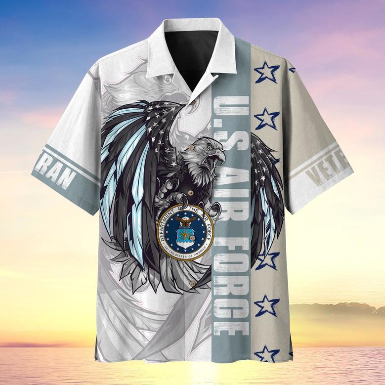 U.S Veteran Multiservice Veteran Cool Eagle Hawaii Shirt