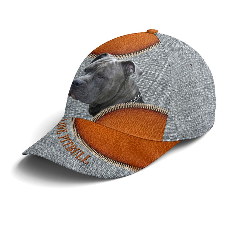 Dog Pitbull Lover Leather Style