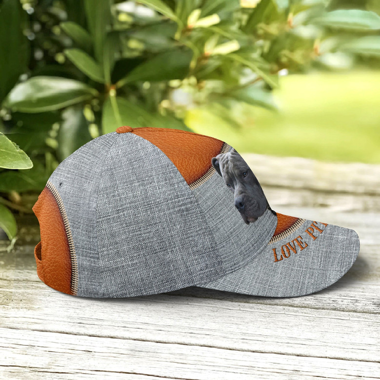 Dog Pitbull Lover Leather Style