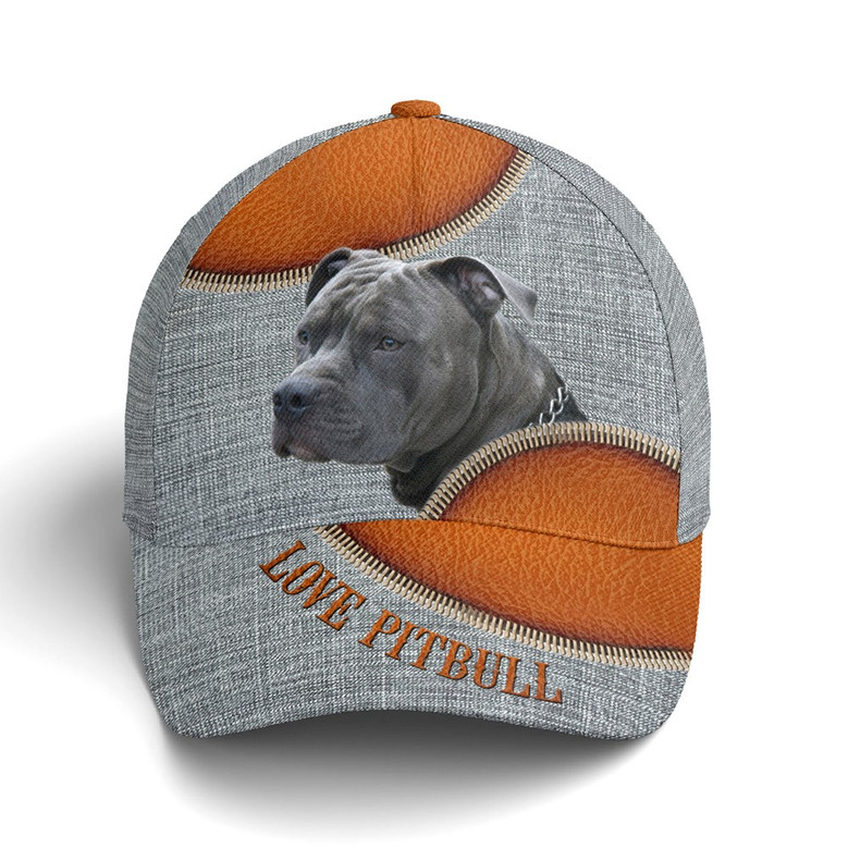 Dog Pitbull Lover Leather Style
