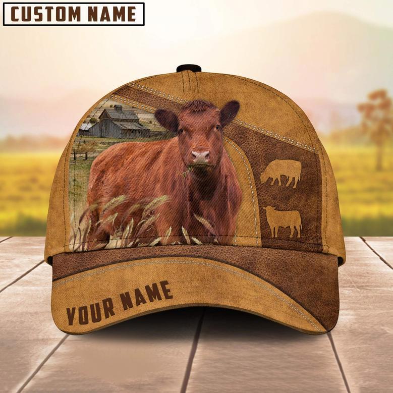 Custom red baseball fashion cap