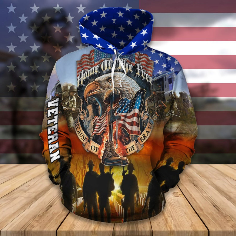 Custom Personalized Veteran All-Over Print Hoodie - Gift Idea For Veteran - I Was A Soldier I Am A Soldier I Will Always Be a Soldier main image 1
