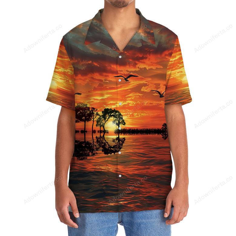 Ageless Hippie Guitar Hawaiian Shirt